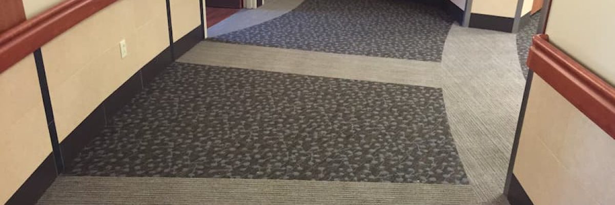 Commercial Carpet Flooring With Insets